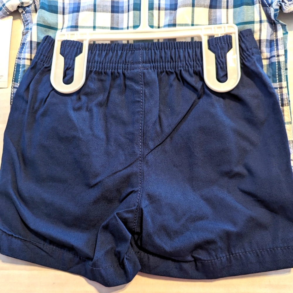 Carter's Little Boys 2 Piece Summer Short Set Brand New With Tags 18 Mon… - Picture 5 of 6